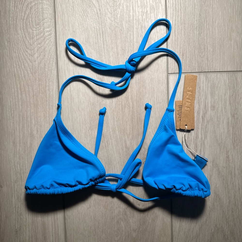 Skims Swim Triangle Top - Turquoise